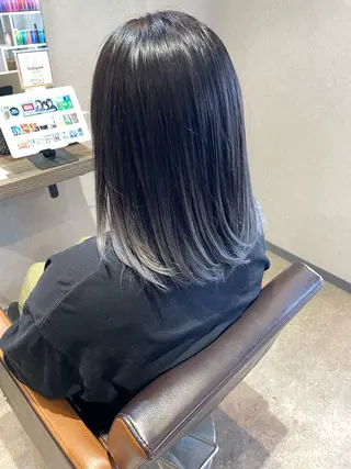 ミディアム カラー 山本 貴弘のヘアスタイル