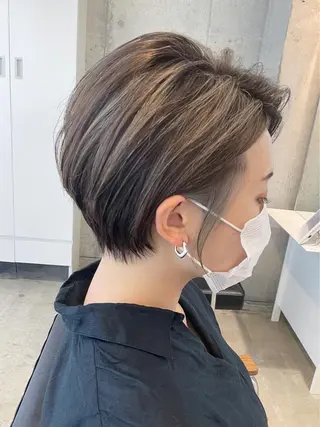 ショート カラー 【ショートカット 美髪矯正】今井隆太のヘアスタイル