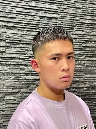 ショート メンズ 野川 純麗のヘアスタイル