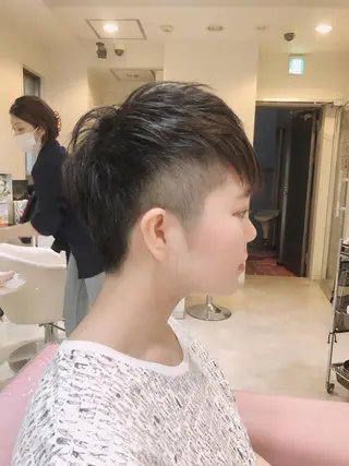 ショート ⚪️髪質改善 縮毛 店長 コウ⚪️のヘアスタイル