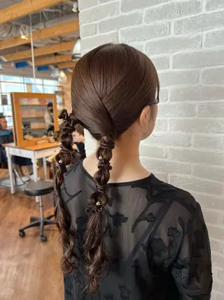 ロング ヘアアレンジ Topstylist YUKIのヘアスタイル