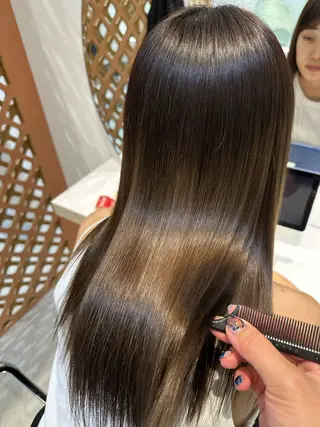 セミロング AYAKA 下北沢suuのヘアスタイル