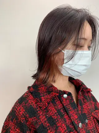 ミディアム カラー 【美髪を叶える】中谷 彰宏（アキ)のヘアスタイル