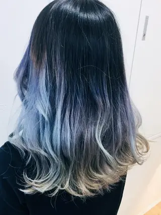 ロング カラー 船津武俊 フナツタケトシのヘアスタイル