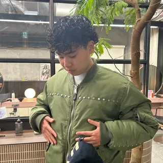 ショート メンズ 大本 メンズ/パーマのヘアスタイル