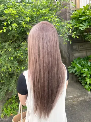 カラー ダブルスキルエクステ /羽エクステ白石宇由のヘアスタイル