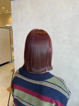 カラー 伊藤 未夢のヘアスタイル