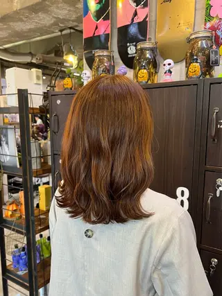 ミディアム 大武 楓のヘアスタイル