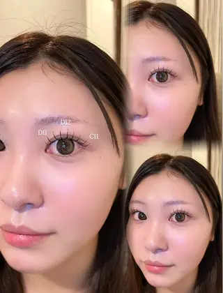 マツエク・マツパ Mell Yuuna ♡パリエク /束感のマツエク・マツパデザイン