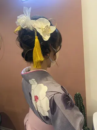 ロング ヘアアレンジ pep natsumiのヘアスタイル