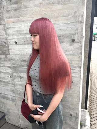 ロング カラー ♡ParveMix NANO♡のヘアスタイル