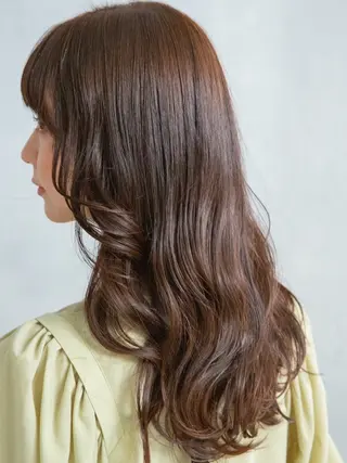セミロング 縮毛/髪質改善 上野颯太のヘアスタイル