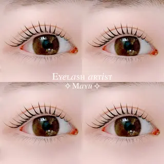 マツエク・マツパ 𝗠𝗔𝗬𝗨 🌙のマツエク・マツパデザイン