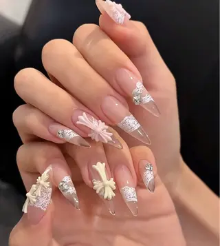 ネイル 長さだし専門店 M2　rikaのネイルデザイン