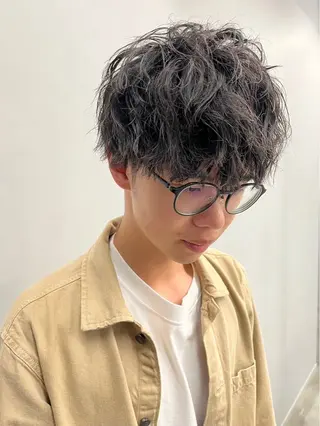 ショート パーマ メンズ 坂本響 メンズカット/パーマのヘアスタイル