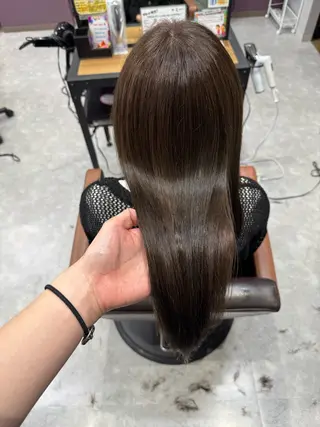 ロング 吉田 剛のヘアスタイル