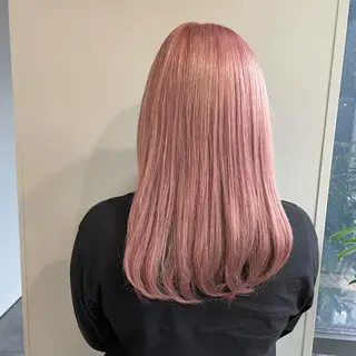 セミロング カラー exfa sakura🪞のヘアスタイル