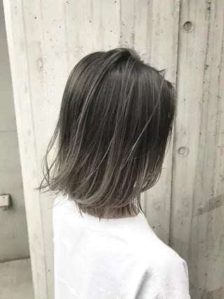 ミディアム カラー 【店長】外国人風 メンズヘア尾上雄輝のヘアスタイル