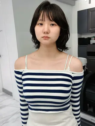 ショート パーマ Kureha/ネイル トレンドヘアのネイルデザイン