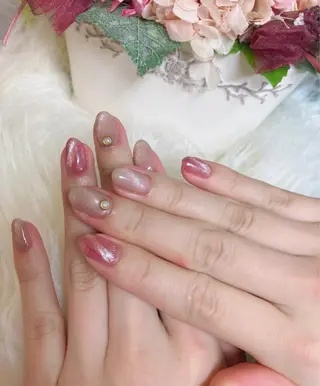 ミディアム ネイル Reonail 💕Kana💕のネイルデザイン