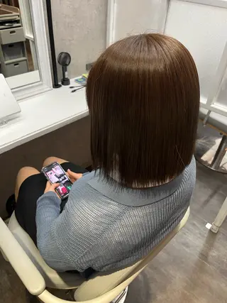 カラー 松井 咲樹のヘアスタイル