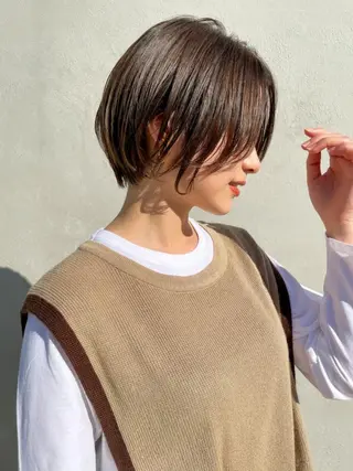 ショート カラー 吉田一輝 外国人パーマのヘアスタイル