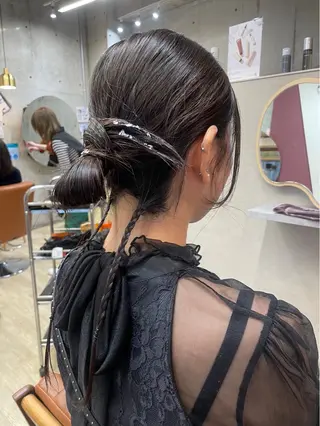 ヘアアレンジ 東 史夏のヘアスタイル