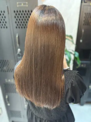 セミロング 最高級艶髪カラー🥇 青木宏太のヘアスタイル