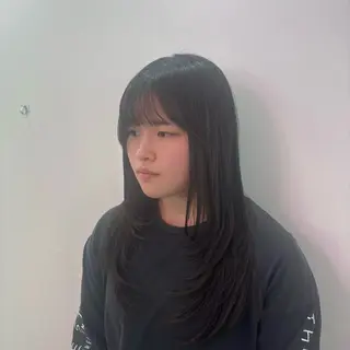 ロング ハイトーン艶カラー 💎あやめ🎀のヘアスタイル