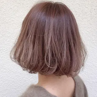 ショート カラー パーマ ヘアアレンジ 【白髪ぼかし 専門GBG】自由が丘のヘアスタイル