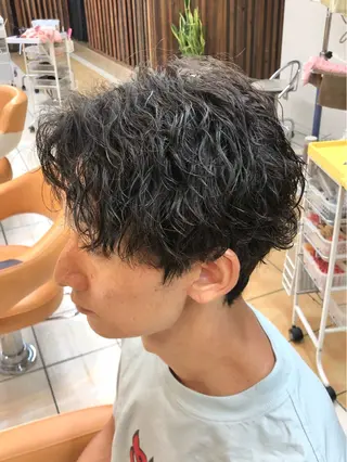 ショート パーマ メンズ メンズ特化/パーマ/ 髪質改善　高野奨馬のヘアスタイル