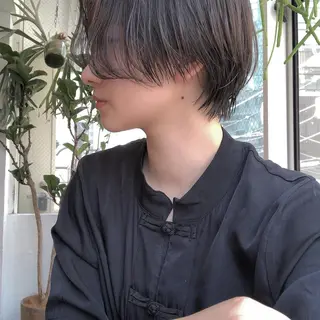 ショート カラー パーマ ヘアアレンジ メンズ キッズ ネイル マツエク・マツパ アイブロウ お洒落パーマ/ボブ ❄️Tomoka❄️のヘアスタイル