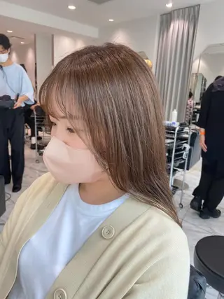 ロング カラー メンズ ミディアムレイヤー 添田晃基のヘアスタイル