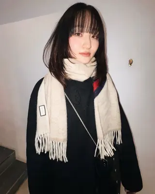 ミディアム スパイラルパーマ/デ ザインカット/アミのヘアスタイル