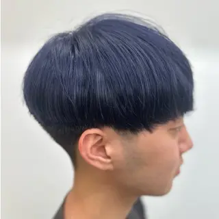 カラー メンズ メンズパーマ🔵 ブリーチ✨原田慎也のヘアスタイル