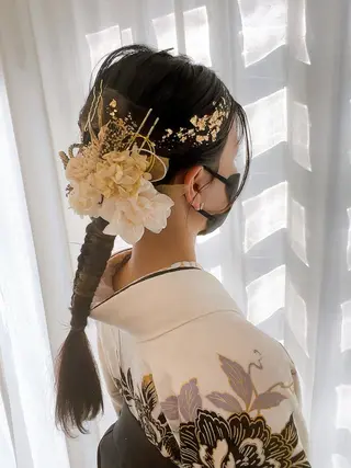 ロング ヘアアレンジ 池田 みのりのヘアスタイル