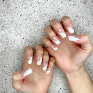 ロング カラー パーマ ヘアアレンジ メンズ キッズ ネイル マツエク・マツパ Salon Ｋのネイルデザイン