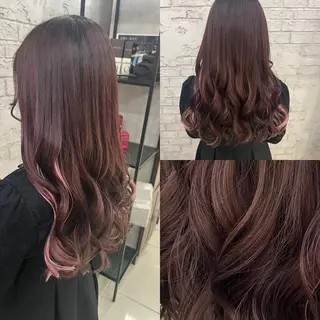 ロング カラー エクステ＆艶カラー 🎀YURINA🎀のヘアスタイル