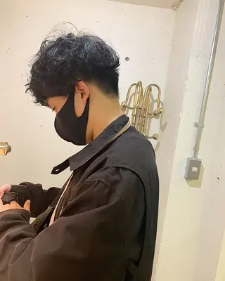 パーマ メンズ パーマ美容師 hanaのヘアスタイル