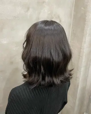 ミディアム カラー 【ピンク/韓国ヘア/ ヘアセット】亜海のヘアスタイル