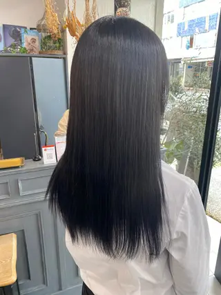 セミロング 小野田 航己のヘアスタイル