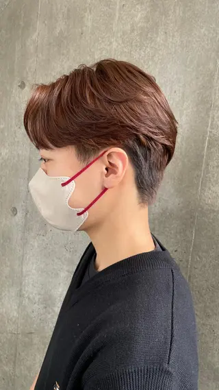 パーマ メンズ もりたみかこ 美容師お休み中のヘアスタイル