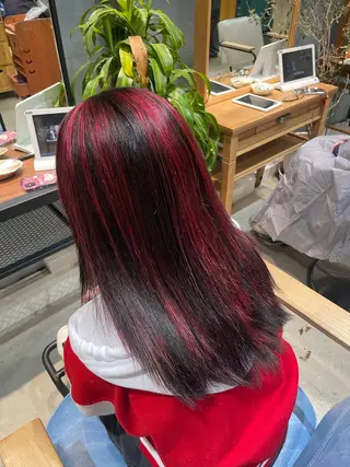 セミロング カラー 麻生 雪菜のマツエク・マツパデザイン