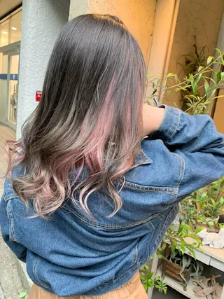 セミロング カラー 店長担当🌟 矢吹ガブリエル🌟のヘアスタイル