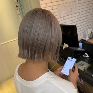 ミディアム カラー 🍀ブリーチ/艶カラ ー🍀 コイケのヘアスタイル