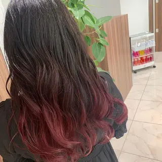 ロング カラー ヘアアレンジ 小白井 由美のヘアスタイル