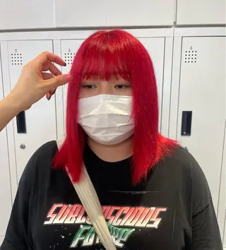 セミロング カラー 韓国ヘアメンズ・レデ ィース特化ミクのヘアスタイル