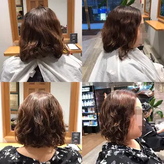 ショート パーマ TELA HAIR 幕張本郷店 千尋のヘアスタイル