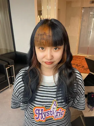 ロング カラー ハイトーン/メンズ/ デザイン/梅田/ミユのヘアスタイル