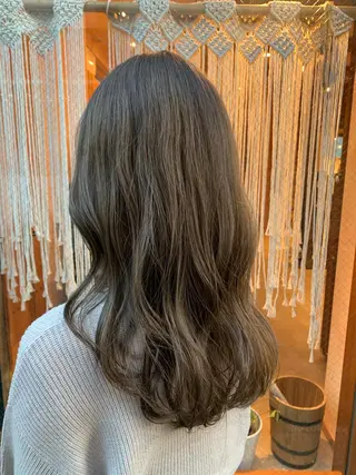 セミロング カラー 🌼愛されヘア🌼 篠原優菜のヘアスタイル